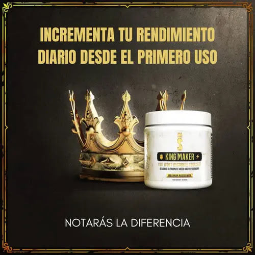 KING MAKER® – Suplemento 13 en 1 para Hombres (120 cápsulas)