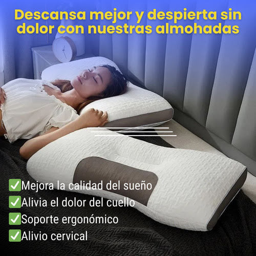 DELUXE ERGONOMIC PLUS - Almohada ortopédica 3D