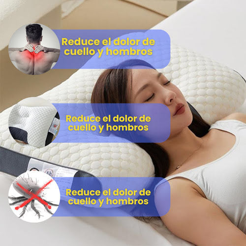 DELUXE ERGONOMIC PLUS - Almohada ortopédica 3D