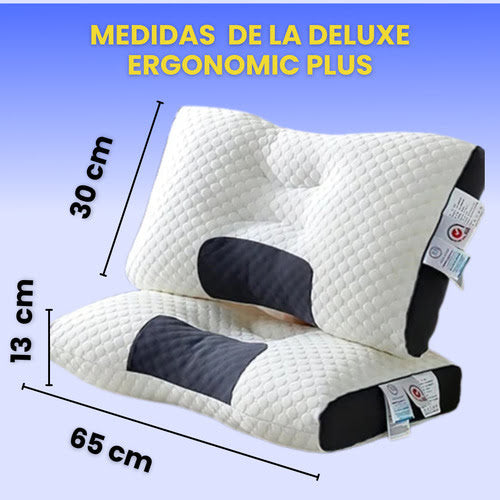 DELUXE ERGONOMIC PLUS - Almohada ortopédica 3D