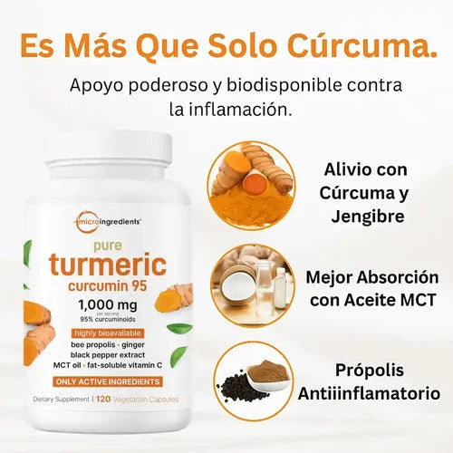 Turmeric Curcumin (120 cápsulas)