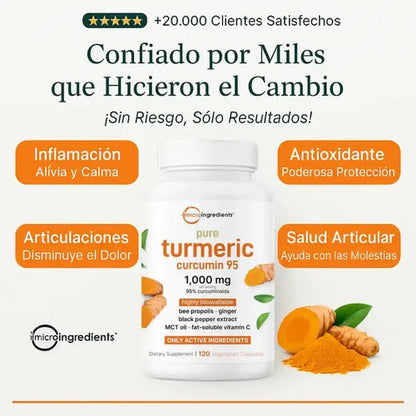 Turmeric Curcumin (120 cápsulas)