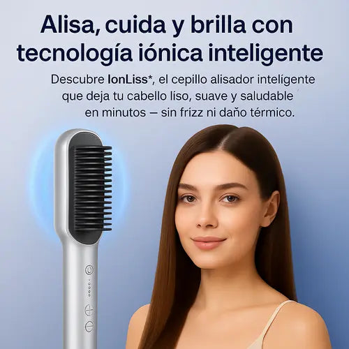 IonLiss - Cepillo alisador 2 en 1
