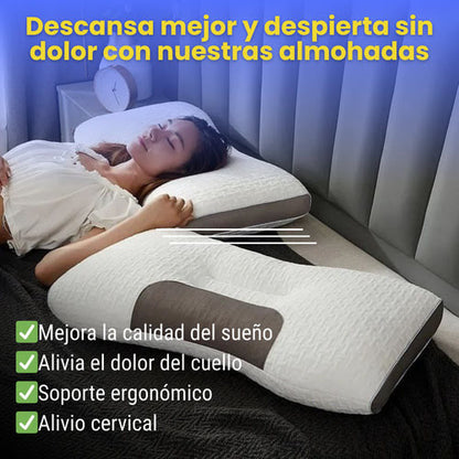 DELUXE ERGONOMIC PLUS - Almohada ortopédica 3D