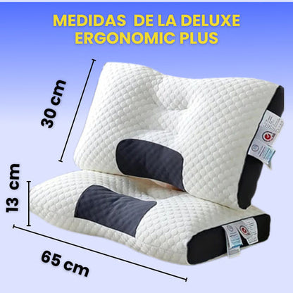 DELUXE ERGONOMIC PLUS - Almohada ortopédica 3D
