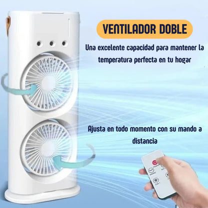 SPRAY FAN - Ventilador humificador 2 en 1 recargable