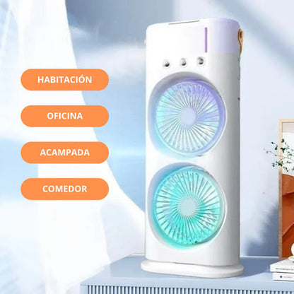 SPRAY FAN - Ventilador humificador 2 en 1 recargable