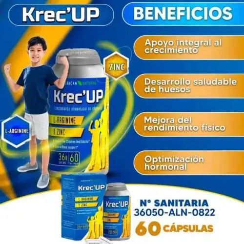 Krec'UP - Estimula la Hormona del Crecimiento