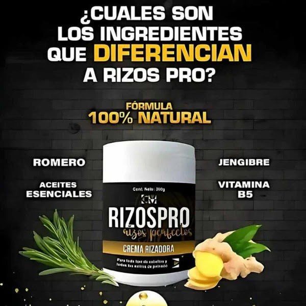Rizos Pro™ - Tratamiento de crema rizadora 100% efectiva