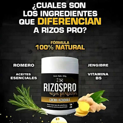 Rizos Pro™ - Tratamiento de crema rizadora 100% efectiva